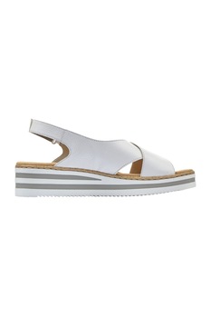 Sandale dama, Rieker, piele naturala, Alb Sandale dama, Rieker, piele naturala, Alb