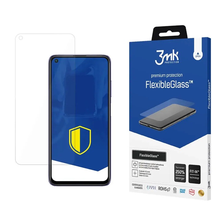 Folie protectie transparenta 3MK Flexible Glass pentru Xiaomi Redmi Note 9T