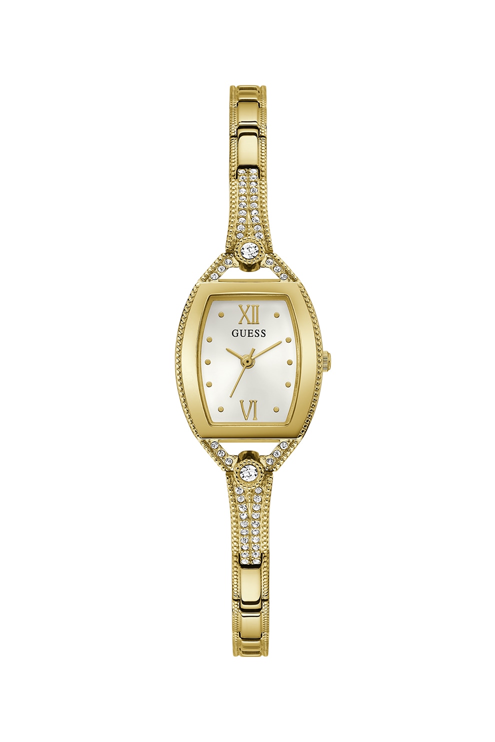 Guess, Ceas de otel inoxidabil cu cristale, Auriu