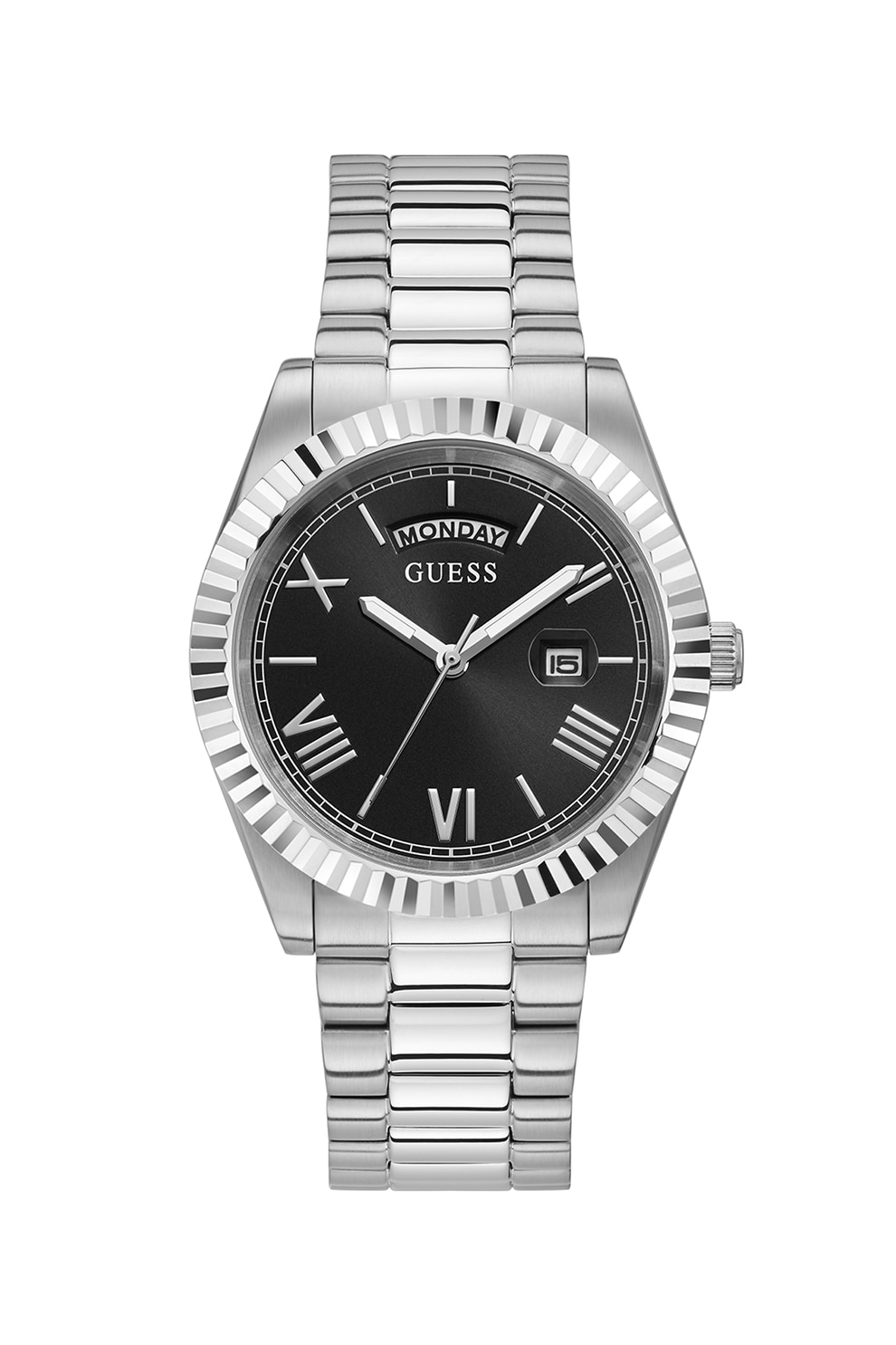 Guess, Ceas de otel inoxidabil, Argintiu