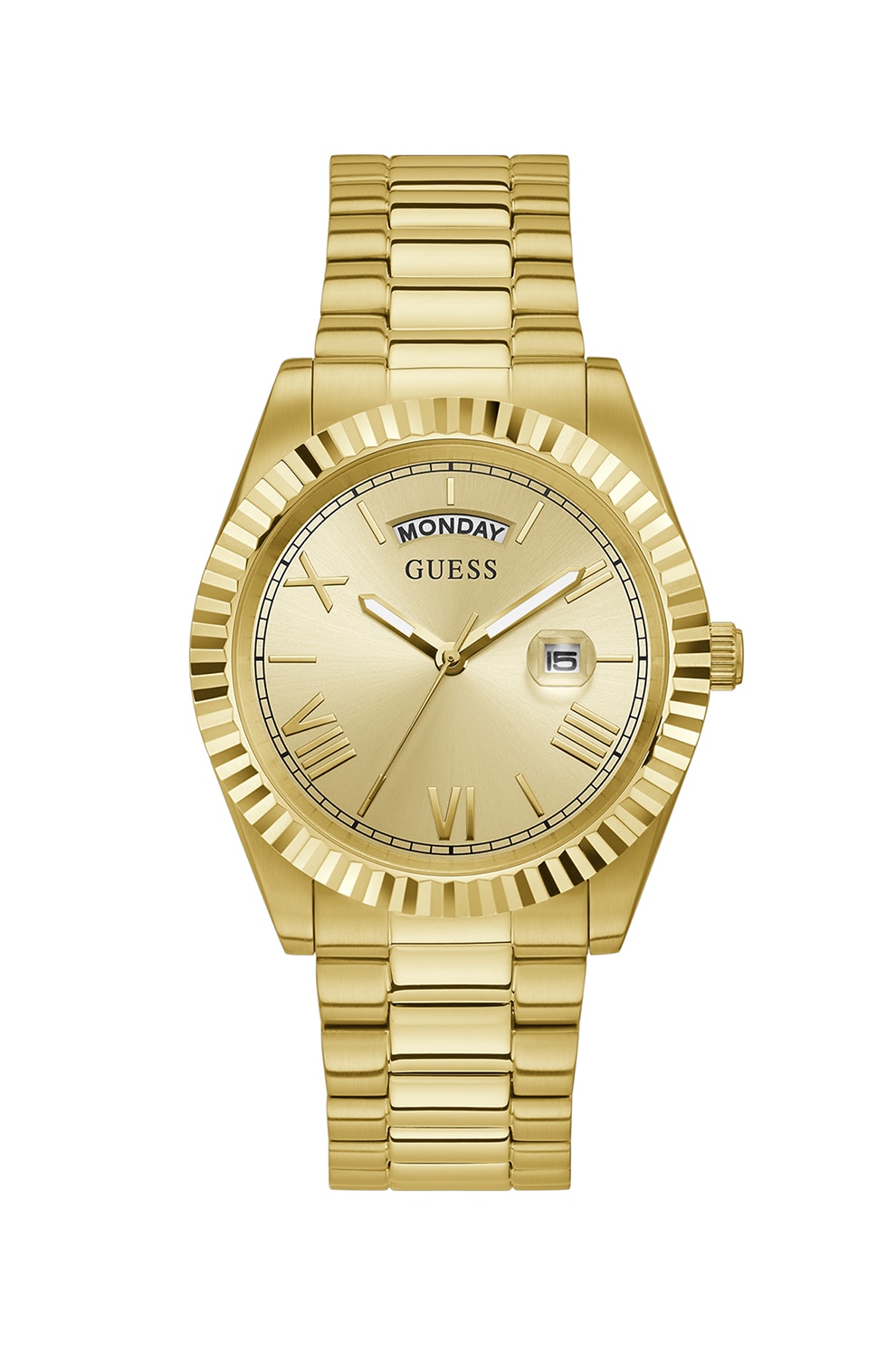 Guess, Ceas de otel inoxidabil, Auriu