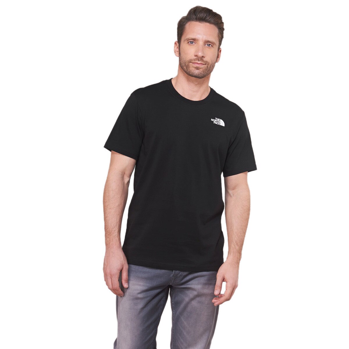 Tricou din bumbac The North Face Redbox SKUT92TX2JK3, Negru