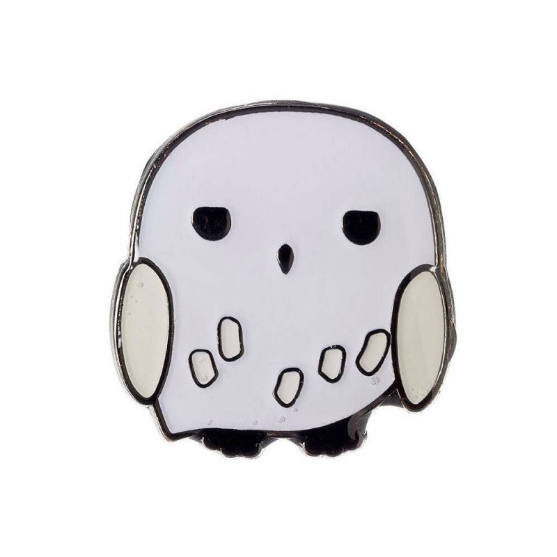 Insigna Harry Potter - Hedwig V2 , 2 cm, Multicolor