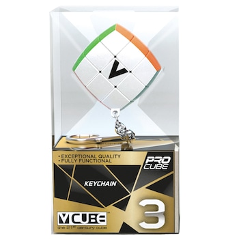 Cub Rubik V-Cube 3 Keychain - Breloc bombat Cub Rubik V-Cube 3 Keychain - Breloc bombat