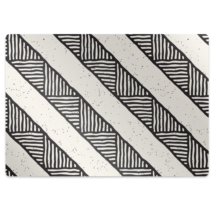 Covor pentru scaun de birou, model etnic , 100x70 cm