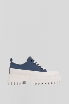 Bronx, Pantofi sport din panza cu talpa cu aspect masiv si striat Groov-Y Bronx, Pantofi sport din panza cu talpa cu aspect masiv si striat Groov-Y