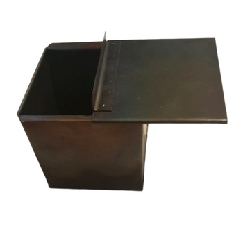 Tava Toast Cub, din Tabla Neagra Dublu Decapata, Cristina Bucur Cooking, pentru Paine Toast, Paine cu Maia, Cozonac, Chec, Dimensiuni 11 x 11 cm, Adancime 11 cm Tava Toast Cub, din Tabla Neagra Dublu Decapata, Cristina Bucur Cooking, pentru Paine Toast, Paine cu Maia, Cozonac, Chec, Dimensiuni 11 x 11 cm, Adancime 11 cm