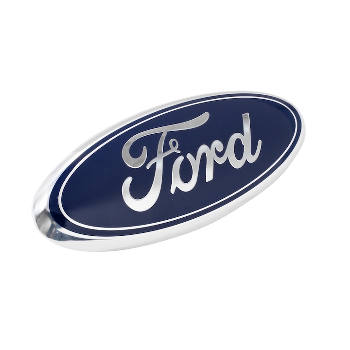 Ford Embléma, 230x90mm, kék fehér, Transit