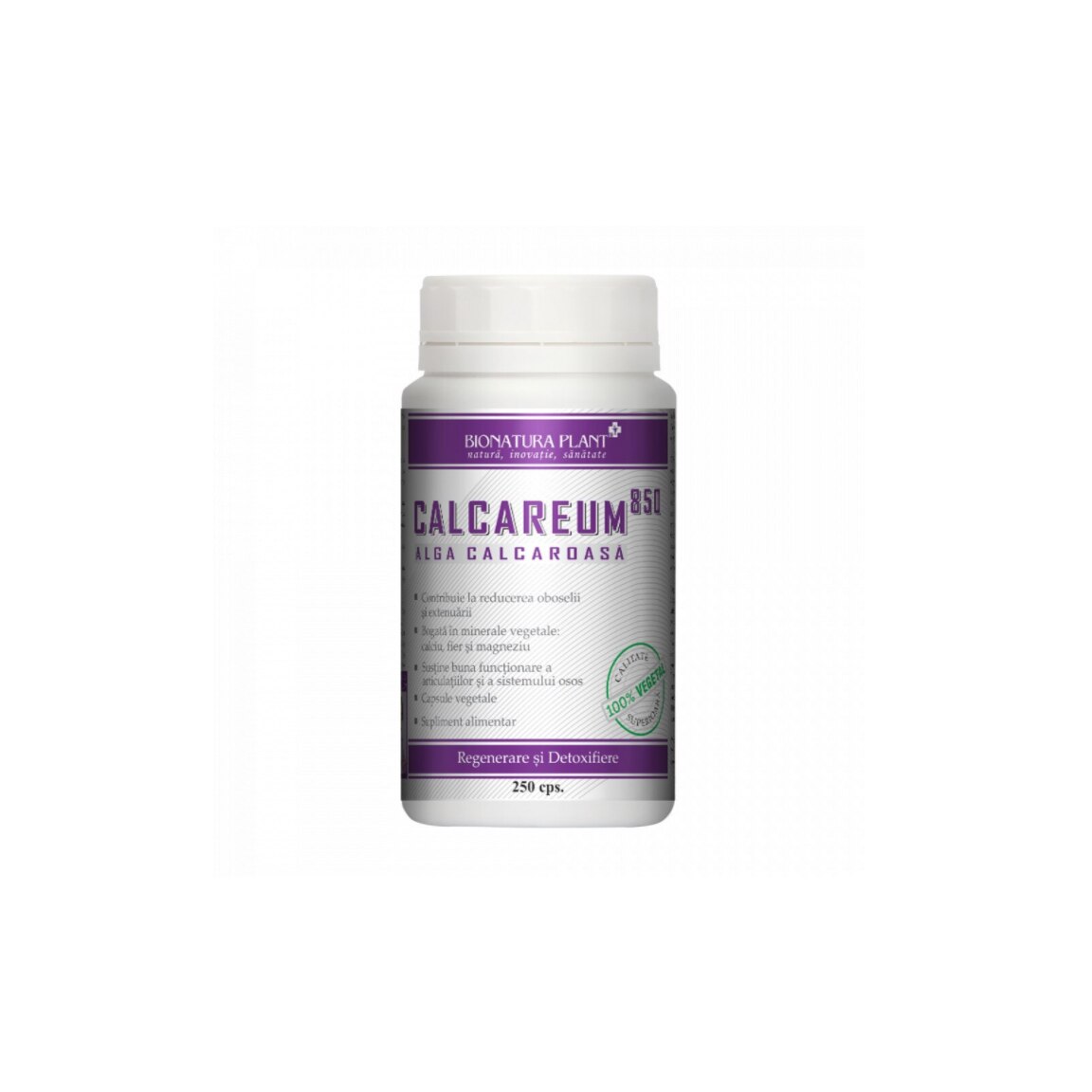 Calcareum 850, regenerare celulara si detoxifiere, 250 cps