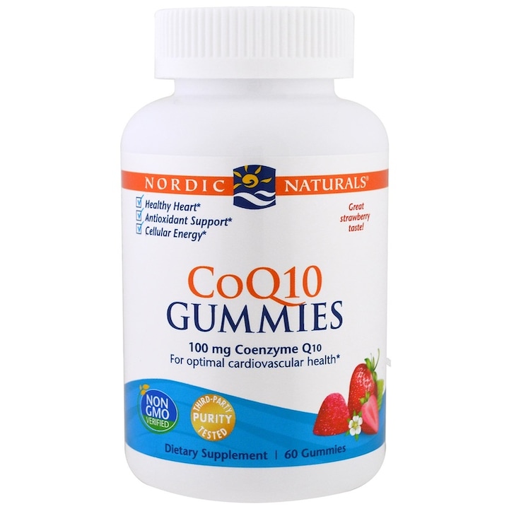Nordic Naturals CoQ10 Gummies хранителна добавка, 60 дражета
