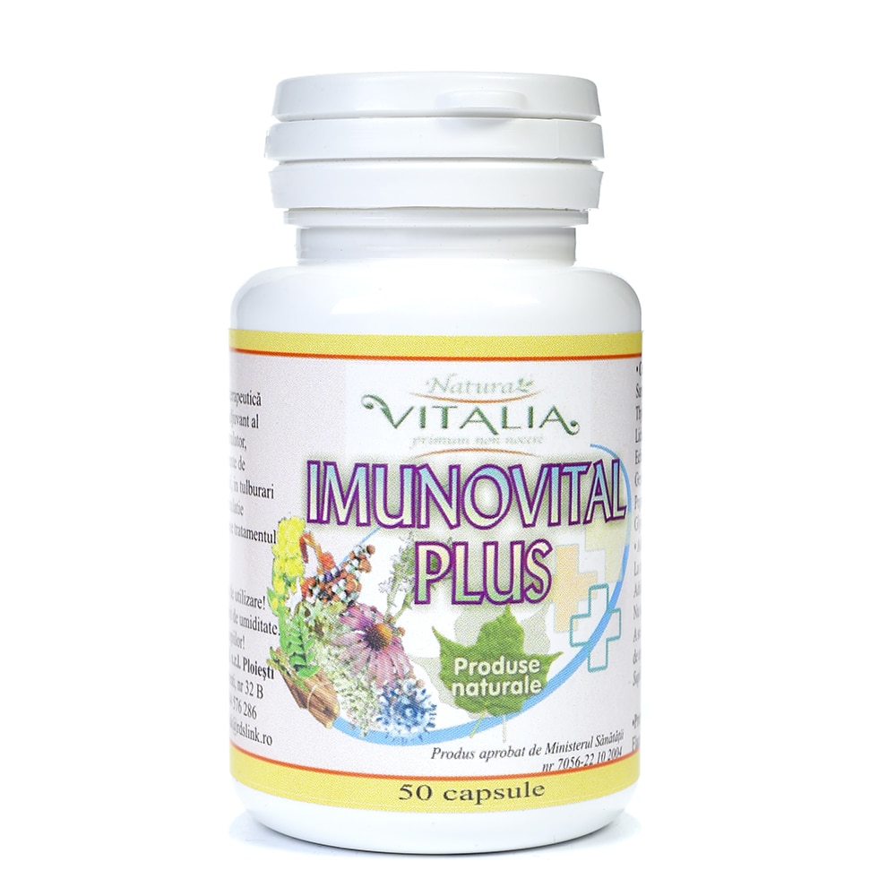 Capsule Imunovital Plus Vitalia Pharma, 50 buc