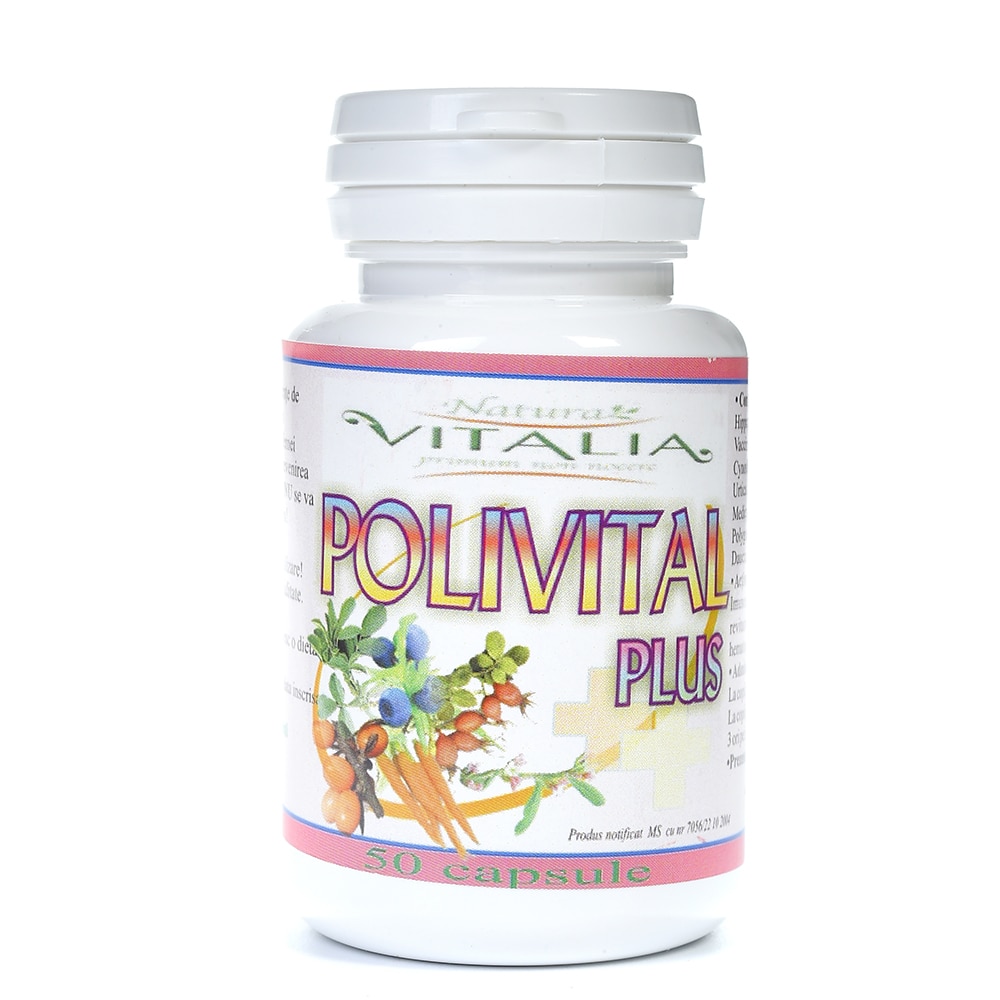 Capsule Polivital Plus Vitalia Pharma, 50 buc