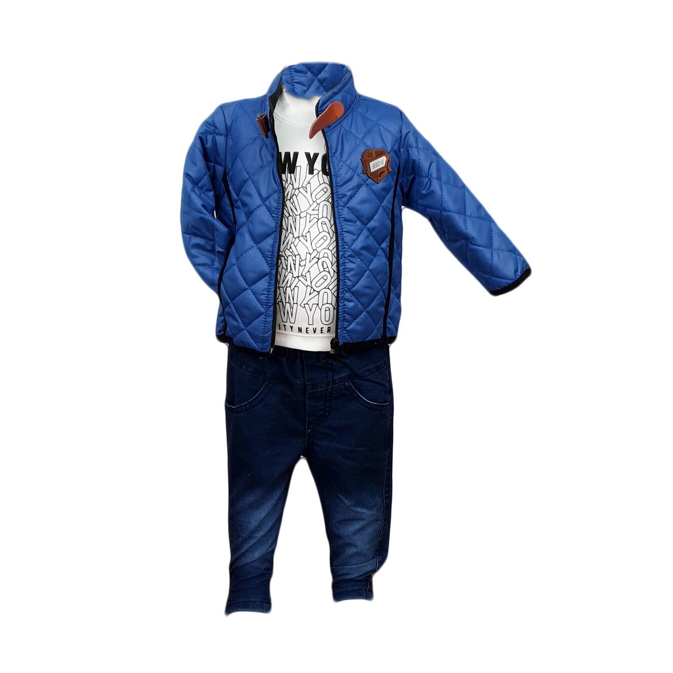 Compleu baieti, Style, trei piese, albastra