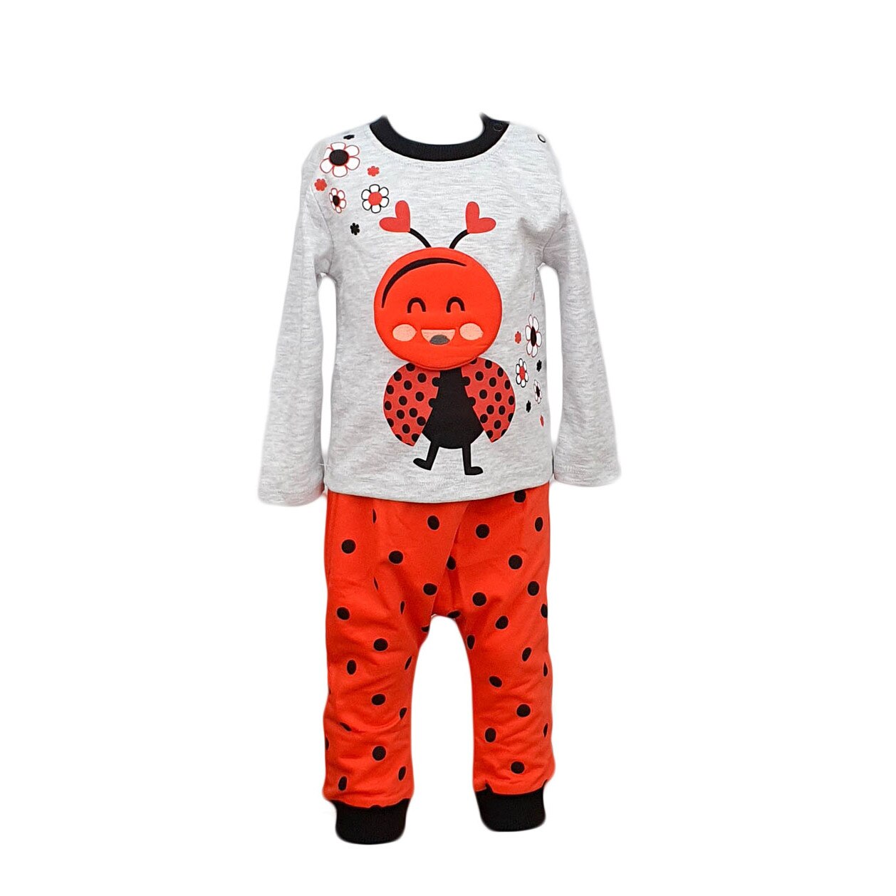 Compleu bebe, doua piese multicolore