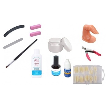 Kit unghii false cu gel UV de constructie SINA si 110 piese Kit unghii false cu gel UV de constructie SINA si 110 piese