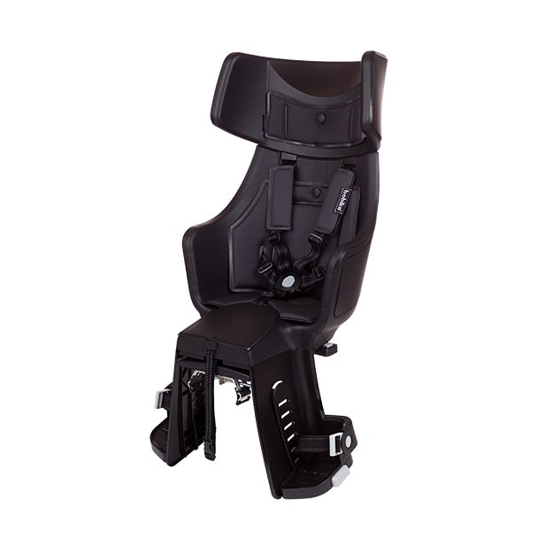 Scaun bicicleta Bobike Exclusive Tour Plus Frame LED pentru copii, Urban Black