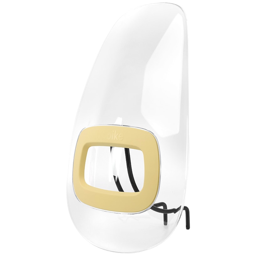 Parbriz pentru scaun bicicleta Bobike Windscreen Bobike GO pentru copii, Lemon Sorbet