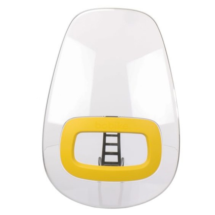 Parbriz pentru scaun bicicleta Bobike Windscreen ONE pentru copii, Mighty Mustard