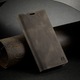 Калъф, Съвместим с Samsung Galaxy S21 Plus, CaseMe Retro, Магнитно закопчаване, RFID защита, Coffee
