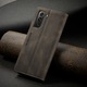 Калъф, Съвместим с Samsung Galaxy S21 Plus, CaseMe Retro, Магнитно закопчаване, RFID защита, Coffee