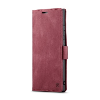Husa pentru Samsung Galaxy Note 20 Ultra, CaseMe Retro, slim, piele, tip portofel, stand, inchidere magnetica, textura moale, protectie RFID, Rosu Husa pentru Samsung Galaxy Note 20 Ultra, CaseMe Retro, slim, piele, tip portofel, stand, inchidere magnetica, textura moale, protectie RFID, Rosu