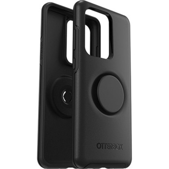 Husa pentru Samsung Galaxy S20 Plus OtterBox Symmetry with popsockets black Husa pentru Samsung Galaxy S20 Plus OtterBox Symmetry with popsockets black