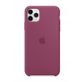Husa de protectie Apple Silicone pentru iPhone 11 Pro Max, Pomegranate Husa de protectie Apple Silicone pentru iPhone 11 Pro Max, Pomegranate