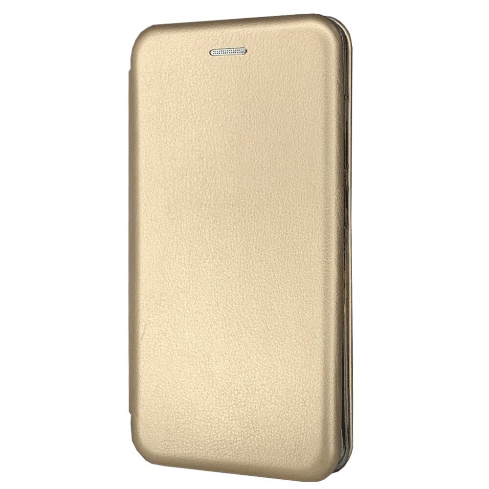 Husa compatibila Samsung Galaxy A21s, tip Carte, Auriu