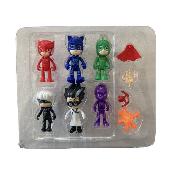 Set 6 figurine PJ Masks si 4 accesorii