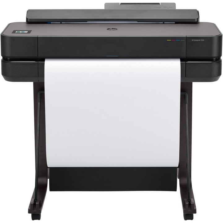 Plotter HP DesignJet T650 24-in Printer, Wireless, Retea, A1