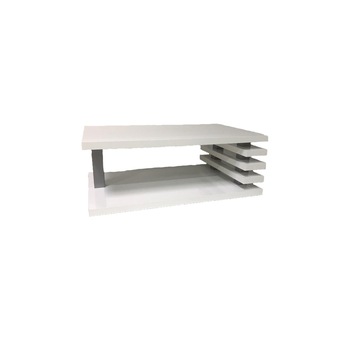 Masuta de cafea Abba, MDF, alb lucios, 900 x 600 x 400 mm Masuta de cafea Abba, MDF, alb lucios, 900 x 600 x 400 mm