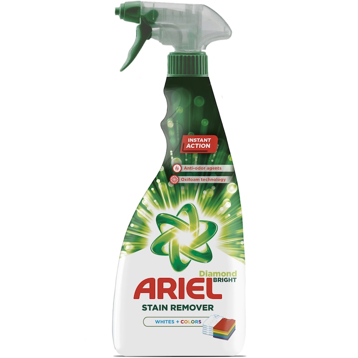 Spray pentru indepartarea petelor Ariel Diamond Bright 750ml