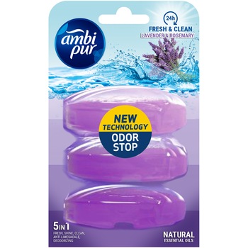 Odorizant toaleta Ambi Pur Lavander & Rosemary 165ml, rezerva Odorizant toaleta Ambi Pur Lavander & Rosemary 165ml, rezerva