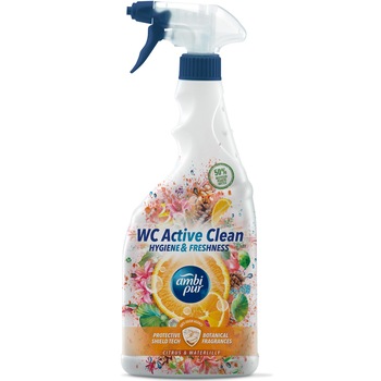 Spray pentru curatat vasul de toaleta Ambi Pur Citrus & Waterlilly, 500ml Spray pentru curatat vasul de toaleta Ambi Pur Citrus & Waterlilly, 500ml