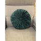 Perna Decorativa, Rotunda, Catifea Lux, Verde, 38cm
