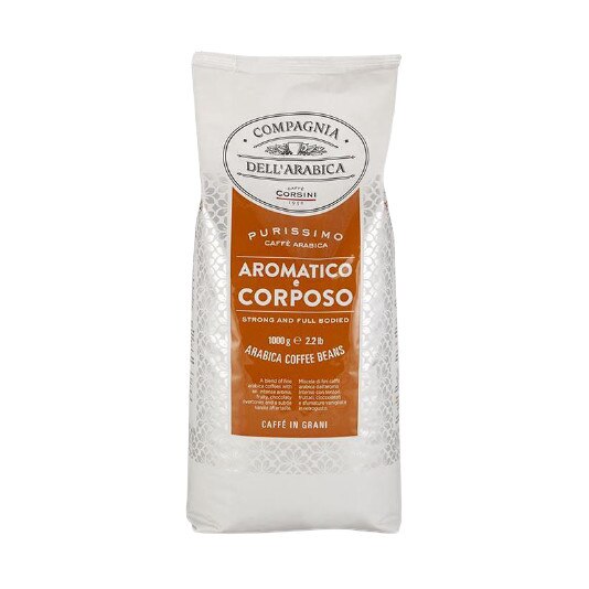Cafea boabe, Corsini, Purissimi Arabica, 1 kg