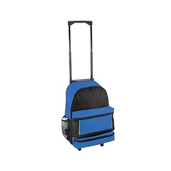 Geanta troler cu maner telescopic, albastru/negru, 2939 Geanta troler cu maner telescopic, albastru/negru, 2939