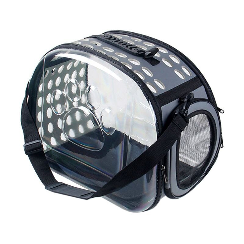 Geanta transport animale, ProCart, talie mica, maner, curea de umar, pereti transparenti
