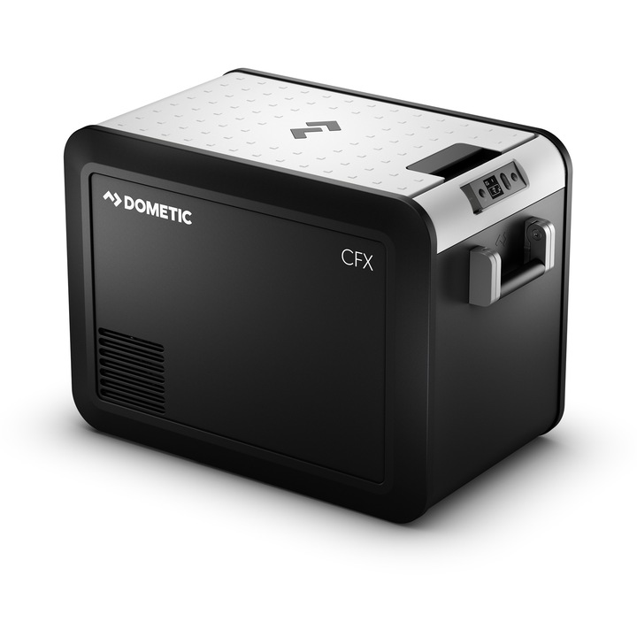 Автомобилен хладилник с компресор Dometic CoolFreeze CFX3 45 , 40 л, 12/24V, 100-240V AC, 18.7 кг, Черен/Сив