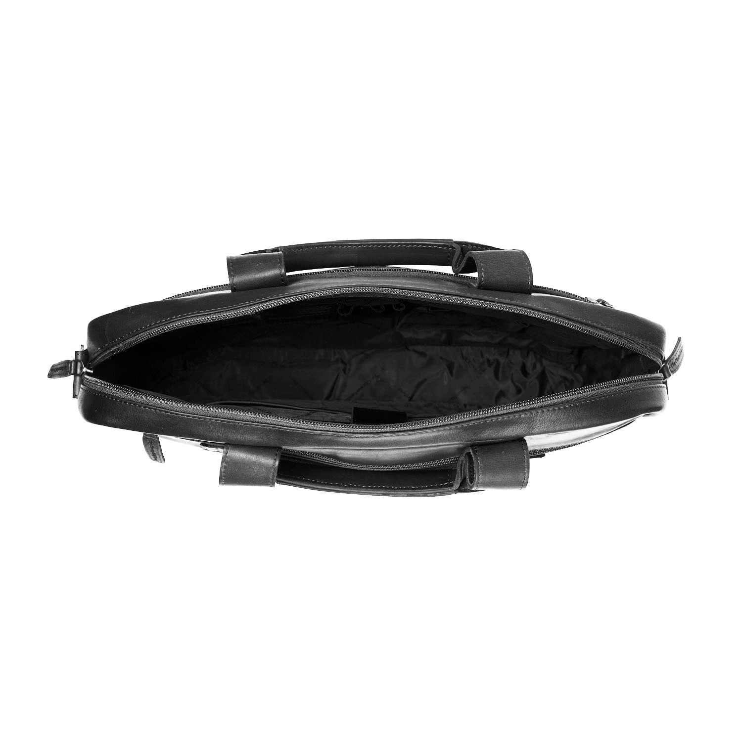 Geanta de laptop din piele naturala neagra, The Chesterfield Brand, Calvi 15.6 inch