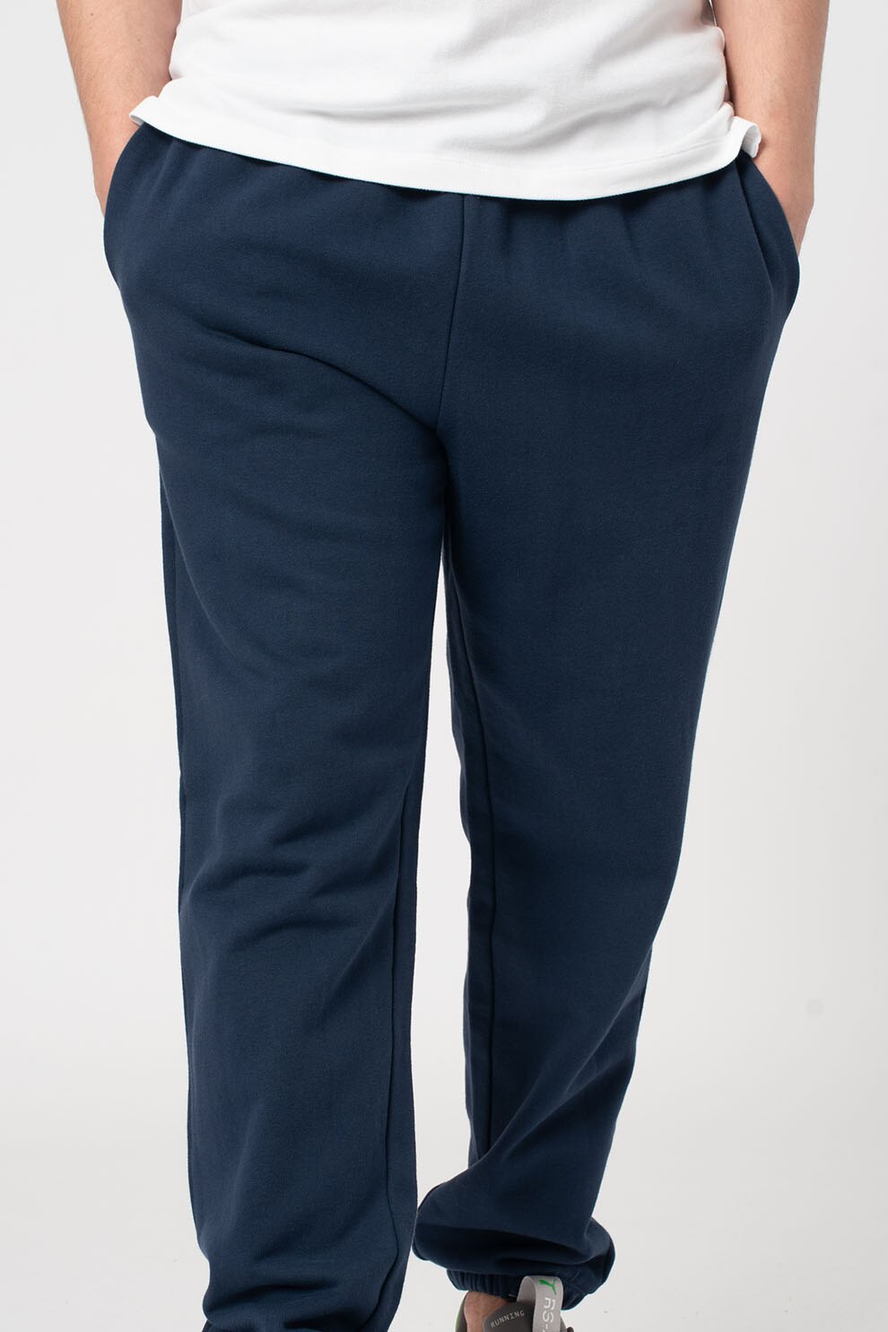 GAP, Pantaloni sport cu talie elastica, Bleumarin