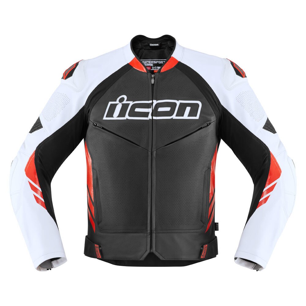 Geaca moto barbateasca Hypersport2 Prime Negru-Rosu 50