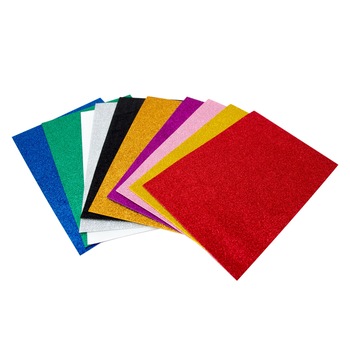 Coli buretate cu sclipici adezive A4 , 10 coli multicolore Coli buretate cu sclipici adezive A4 , 10 coli multicolore