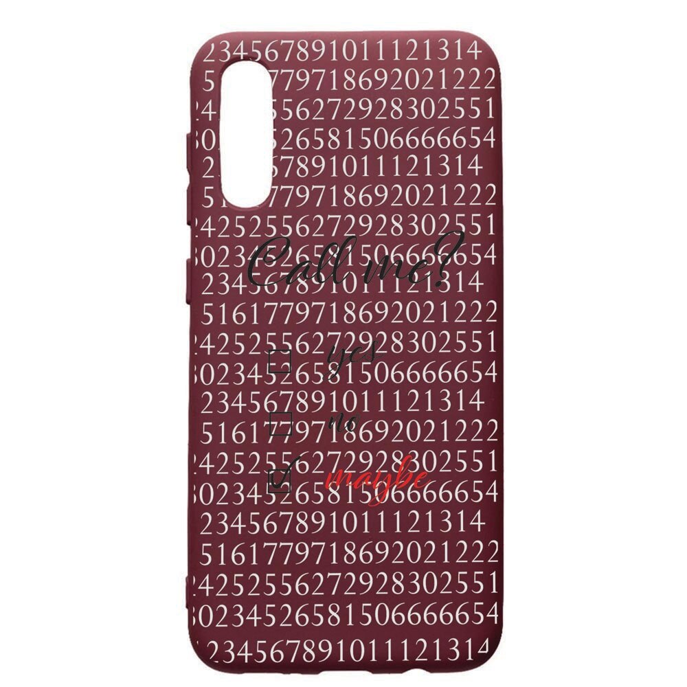 Husa Premium TPU compatibila cu Huawei Y6 2019, Call Me, cu interiorul din material textil, protectie camera, Burgundy, PBR149