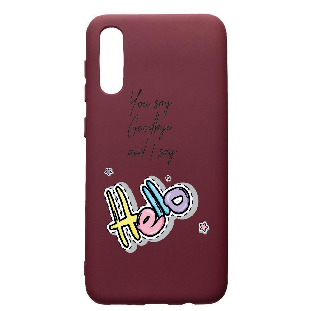Husa Premium TPU compatibila cu Huawei Y6 2019, Hello, cu interiorul din material textil, protectie camera, Burgundy, PBR148