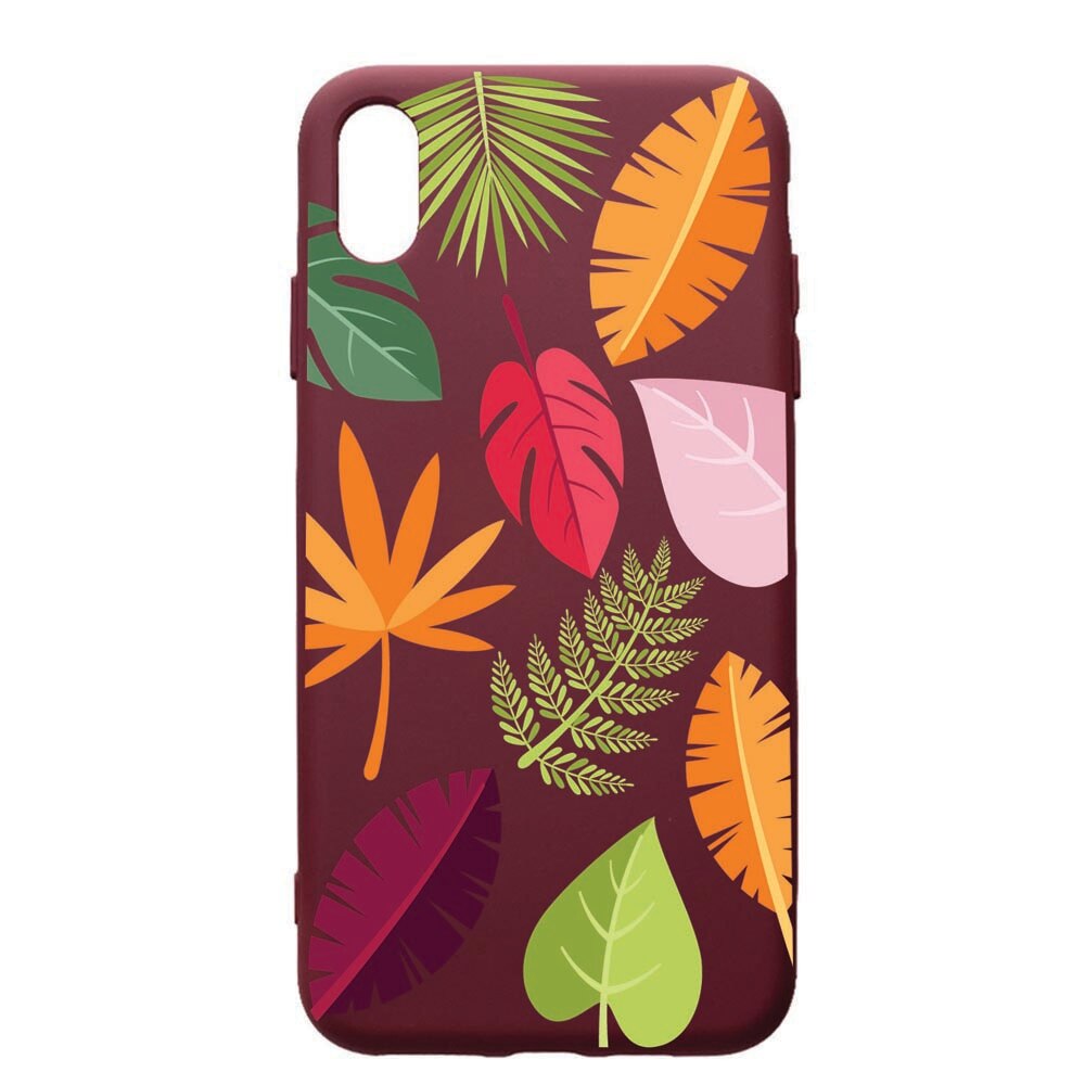 Husa Premium TPU compatibila cu Samsung Galaxy A10, Feathers, cu interiorul din material textil, protectie camera, Burgundy, PBR151