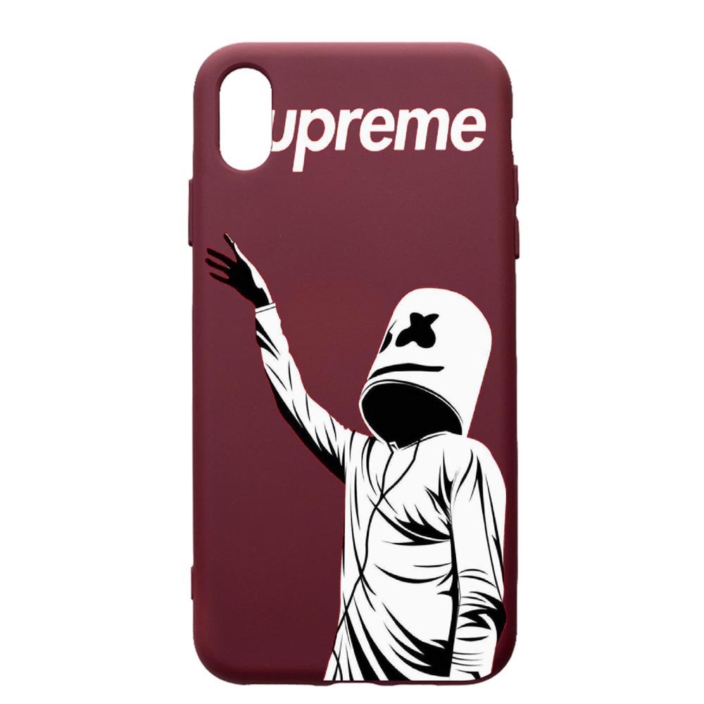 Husa Premium TPU compatibila cu Samsung Galaxy A10, Supreme, Marshmello, cu interiorul din material textil, protectie camera, Burgundy, PBR255