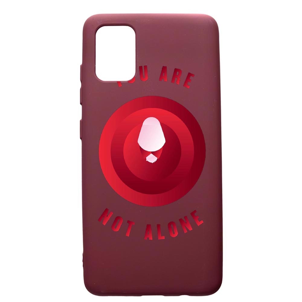 Husa Premium TPU compatibila cu Apple iPhone 11 Pro Max, The Handmaid's Tale, cu interiorul din material textil, protectie camera, Burgundy, PBR284
