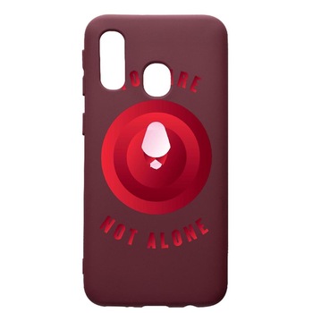 Husa Premium TPU compatibila cu Samsung Galaxy A40, The Handmaid's Tale, cu interiorul din material textil, protectie camera, Burgundy, PBR284 Husa Premium TPU compatibila cu Samsung Galaxy A40, The Handmaid's Tale, cu interiorul din material textil, protectie camera, Burgundy, PBR284