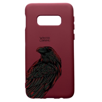 Husa Premium TPU compatibila cu Samsung Galaxy S8, Game Of Thrones, cu interiorul din material textil, protectie camera, Burgundy, PBR285 Husa Premium TPU compatibila cu Samsung Galaxy S8, Game Of Thrones, cu interiorul din material textil, protectie camera, Burgundy, PBR285